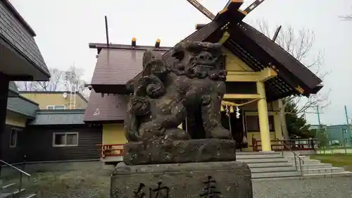 江南神社の狛犬