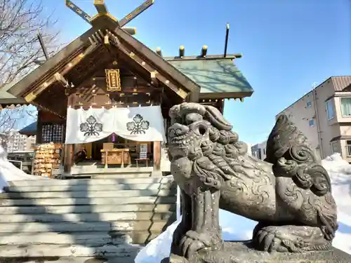 札幌諏訪神社の狛犬