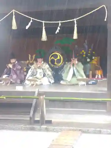 阿智神社の神楽