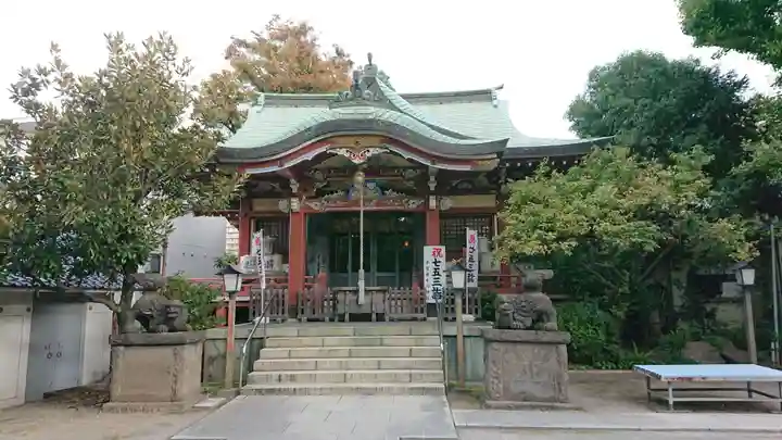 千住本氷川神社の本殿・本堂
