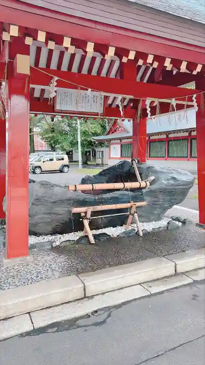 北海道護國神社の手水舎