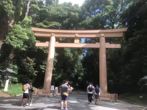 明治神宮の鳥居