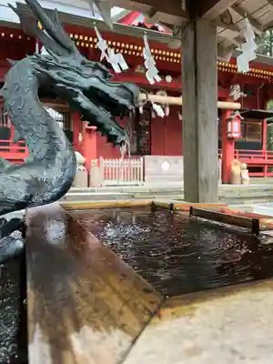 富士山東口本宮 冨士浅間神社の手水舎