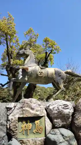 真清田神社の狛犬