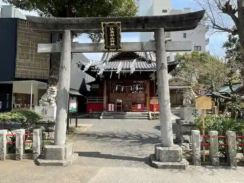 江島杉山神社の鳥居