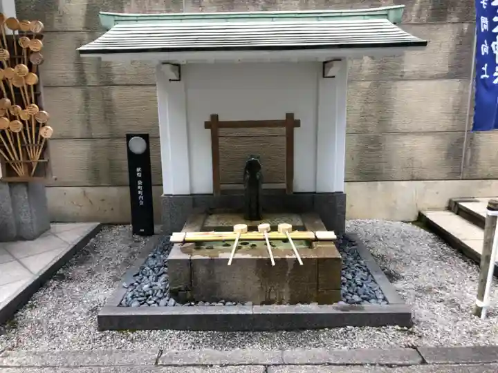 櫻天神社の手水舎