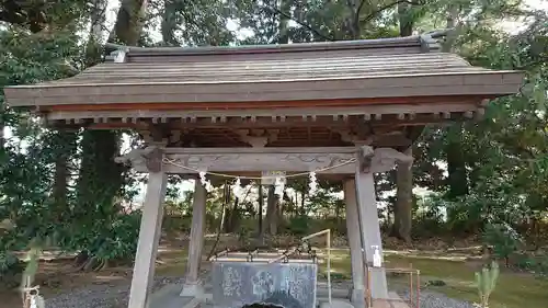 朝日森天満宮の手水舎