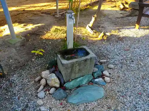 高山古墳神社の手水舎