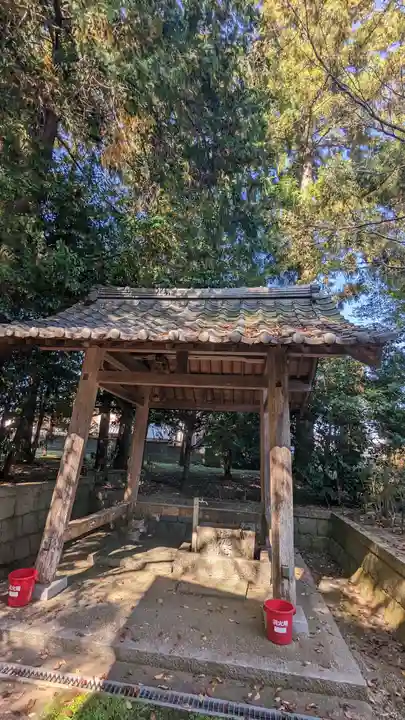 小幡神社の手水舎