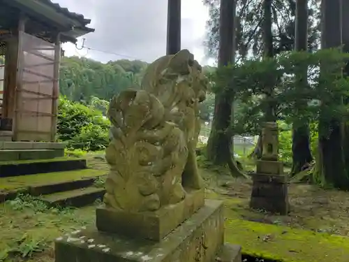 白山神社の狛犬