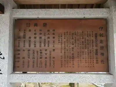伊和志津神社の歴史