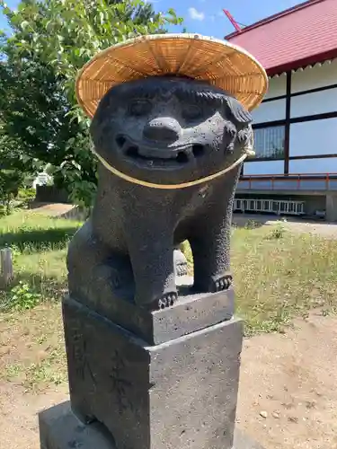 江部乙神社の狛犬