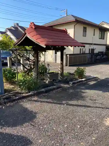 並木氷川神社の手水