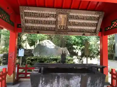 箱根神社の手水舎