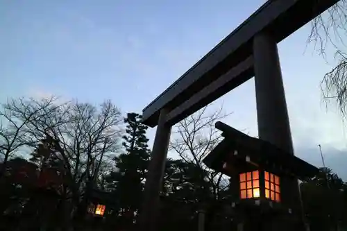 開成山大神宮の鳥居