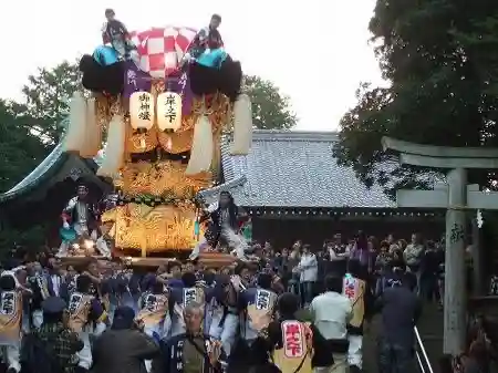 萩岡神社のお祭り