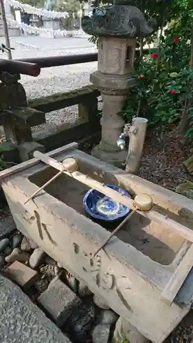 溝旗神社（肇國神社）の手水