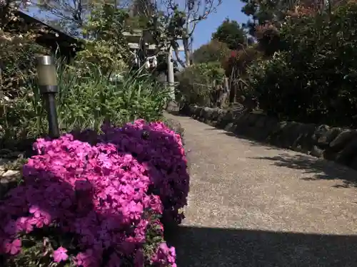 横浜御嶽神社の庭園