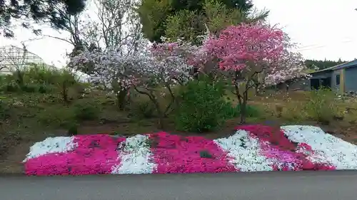 鳥海山大物忌神社吹浦口ノ宮の庭園