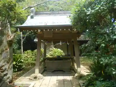 江島神社の手水舎