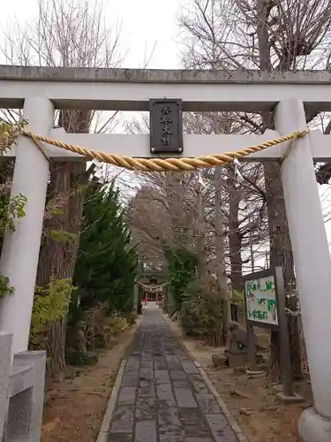 越谷香取神社の鳥居