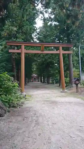 上沼八幡神社の鳥居