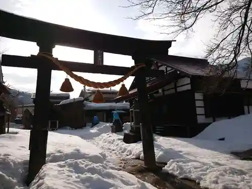 白山神社の鳥居