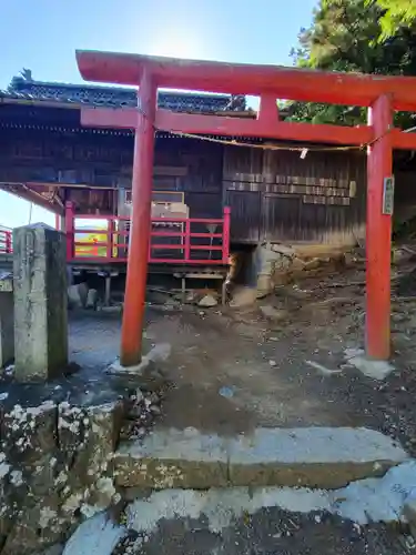 竹山随護稲荷神社の鳥居