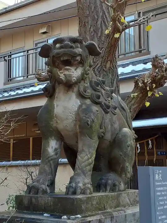 平河天満宮の狛犬