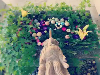 滑川神社 - 仕事と子どもの守り神の手水舎