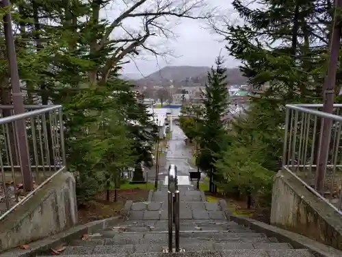 陸別神社の景色