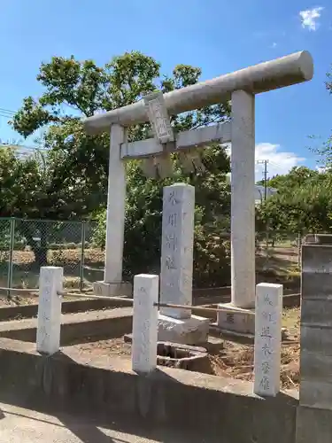 馬場氷川神社の鳥居