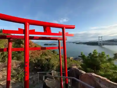 穴場稲荷の鳥居