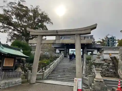 吹揚神社の鳥居