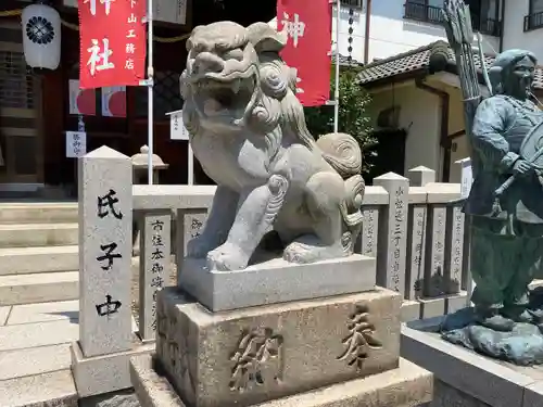 三石神社の狛犬