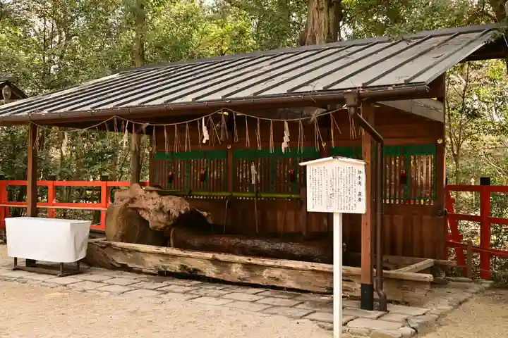 賀茂御祖神社(下鴨神社)の手水舎
