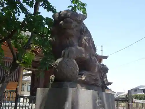 高來神社の狛犬