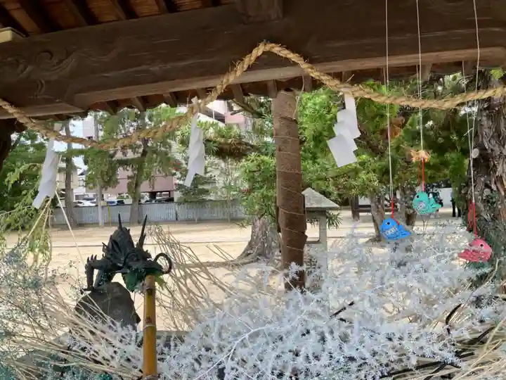 三津厳島神社の手水舎