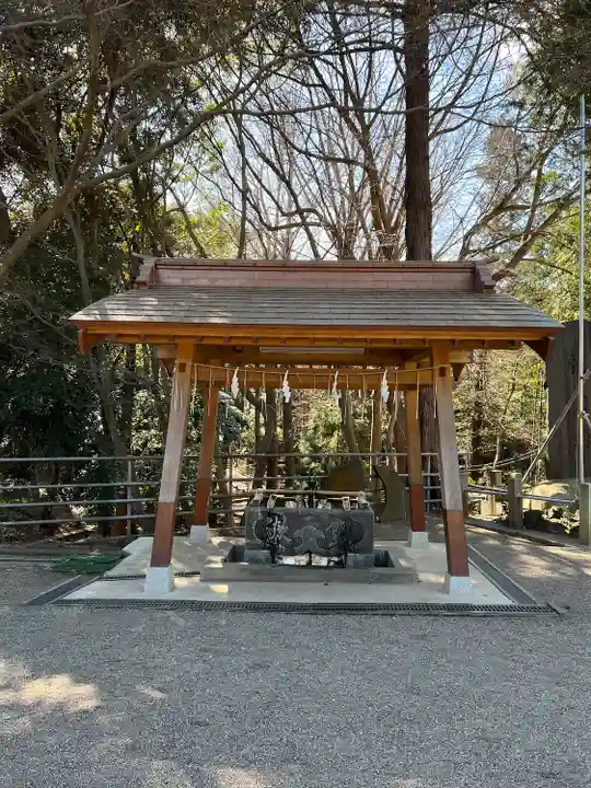 下総国三山 二宮神社の手水舎