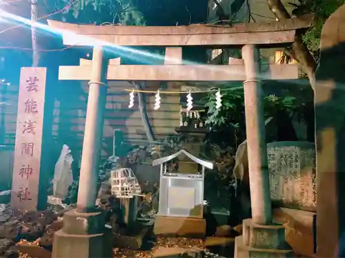 花園神社の鳥居