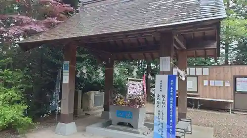 滑川神社 - 仕事と子どもの守り神の手水舎