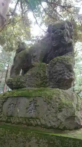 大田原神社の狛犬