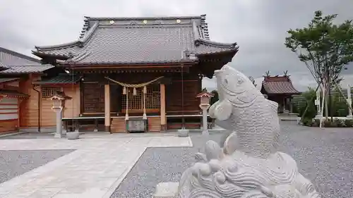 栗橋八坂神社の狛犬