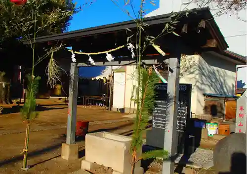 鹿嶋神社の手水舎