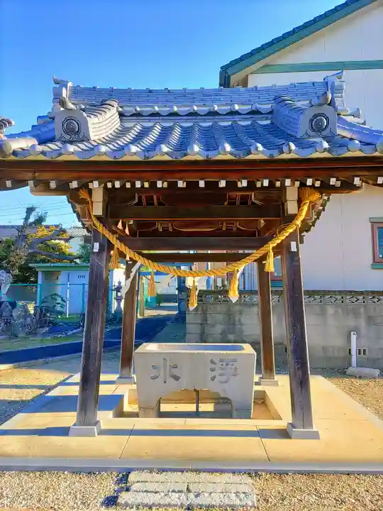 速須佐之男神社(伊奈町)の手水舎