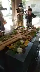 帯廣神社の手水