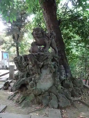 赤坂氷川神社の狛犬