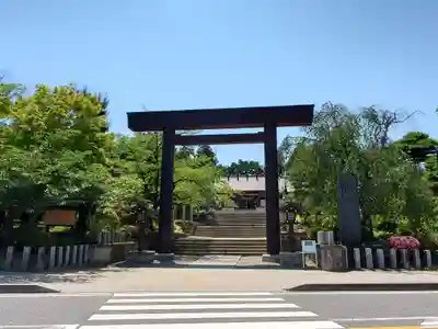 開成山大神宮の鳥居