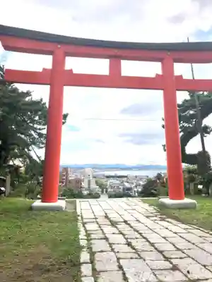 函館護國神社の鳥居