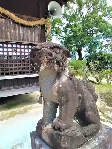 蛎久天満宮の狛犬